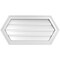 Ekena Millwork Half Round Surface Mount PVC Gable Vent: Functional, w/ 2"W x 1-1/2"P Brickmould Frame, 30"W x 15"H GVPHR30X1502SF - alternate 1